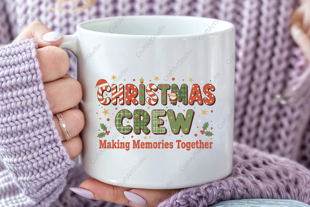 Christmas Crew Matching Family Xmas, an Illustration by CraftArtStudio (Photo 3 of 4)