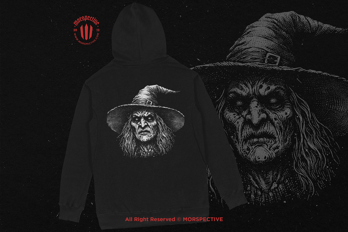10 Bundle Dark Art Witch Head Women, an Illustration by Morspective (Photo 4 of 7)