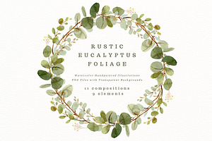 Rustic Eucalyptus Foliage