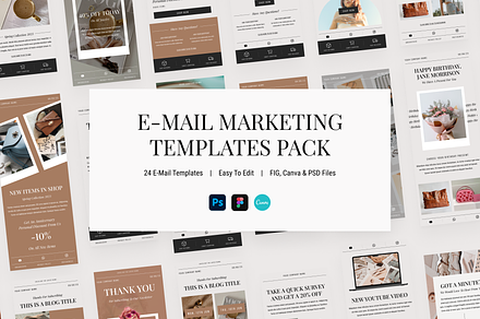 E-Mail Marketing Templates, an Email Template by Promo Graphics