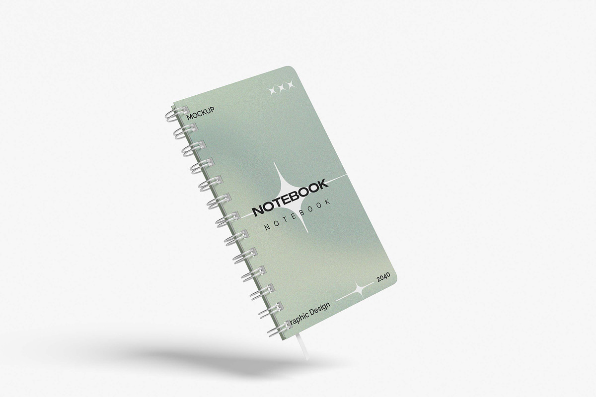 Notebook Mockup, a Books & Magazine Mockup by xavier_studio (Photo 4 of 5)