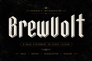 BrewVolt, a Blackletter Font by Wow Magic (Thumbnail 1 of 4)