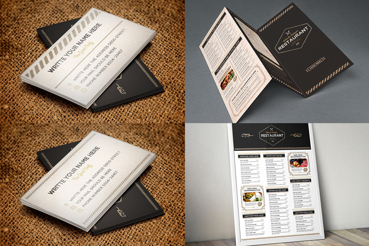 The Rustic Menu, a Brochure Template by Luuqas Design (Photo 7 of 11)