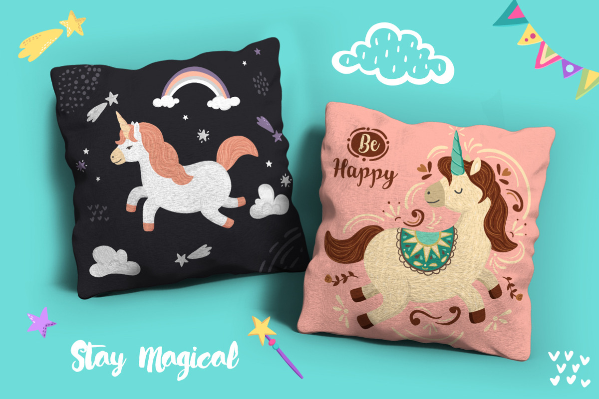 Magical Unicorns, an Animal Illustration by Dasha_D (Photo 2 of 8)