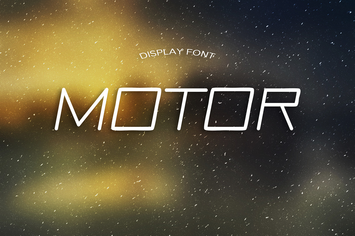 MOTOR font