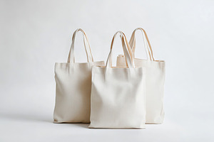 Mockup of blank tote bag for groceries and shopping, a Background Photo by AlyaAnd