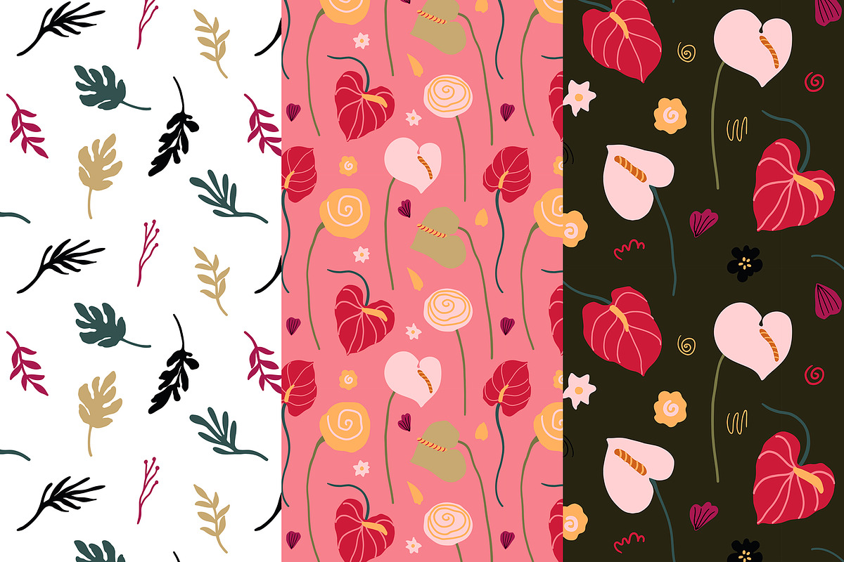 Be my Valentine flowers collection, a Seasonal Illustration by Volha Studio (Photo 10 of 11)