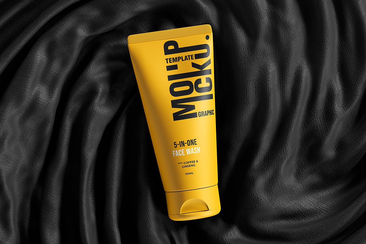 Cosmetic Tube Mockup Design, a Packaging Mockup by Artnivora.Std (Photo 1 of 6)