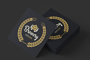 Beer Label Vintage Design Background, an Object Illustration by PushLogo (Thumbnail 3 of 3)