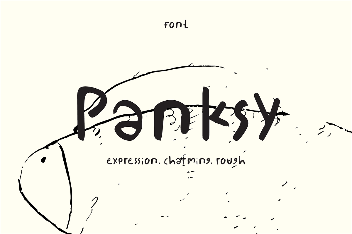 Pansky - Handwriting Font, a Handwritten Font by baurstudio (Photo 1 of 7)