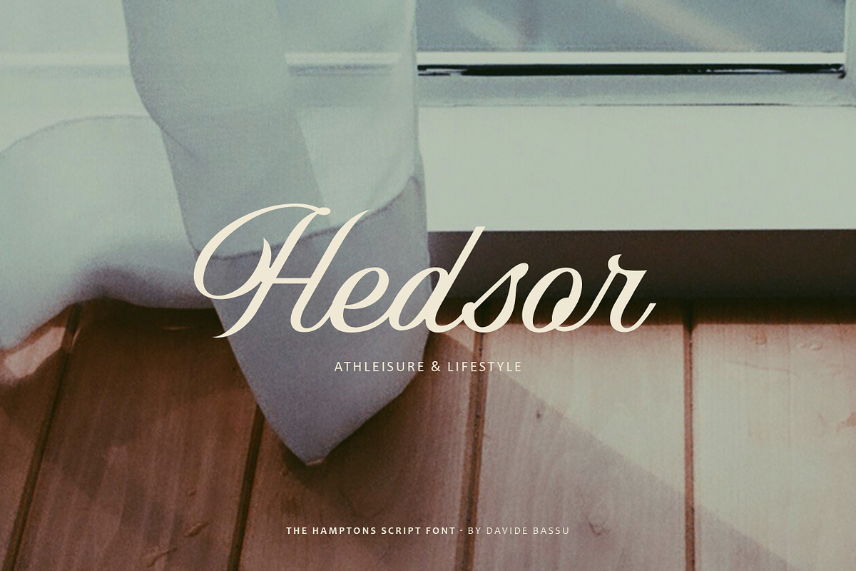 The Hamptons Script font, a Script Font by Davide Bassu (Photo 7 of 12)
