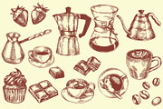 Coffee. Retro collection, a Food Illustration by made by Tanya (Thumbnail 2 of 6)