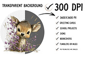 Spring Peeking Animals Clipart, an Illustration by Craft Nest (Thumbnail 2 of 12)