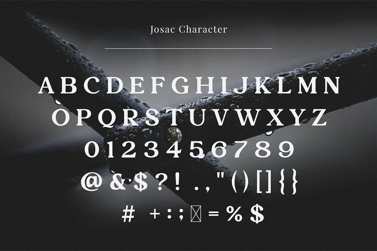 Josac - Nostalgic Serif Font, a Serif Font by TypeLogue (Photo 4 of 5)
