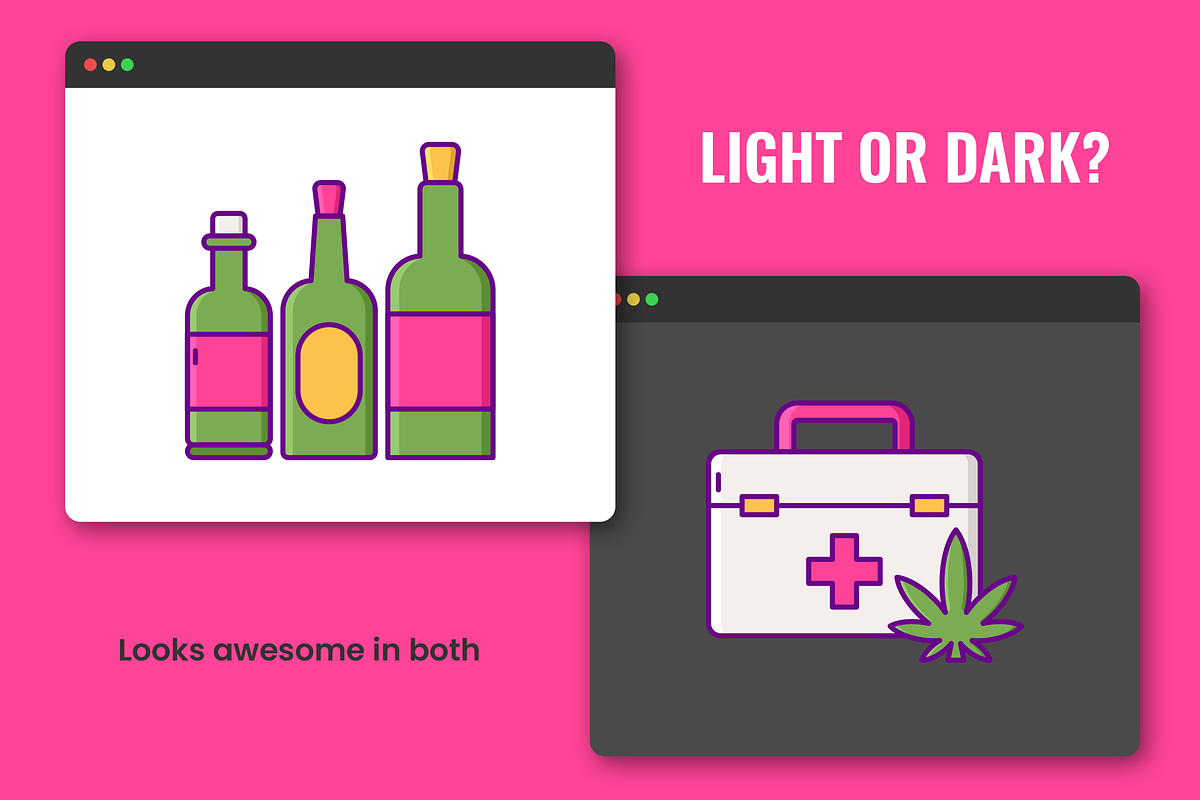 70 CBD Oil Icons, a Solid Icon by Flat Icons (Photo 6 of 7)