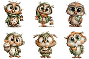 Whimsical Kawaii Valentine Owl PNG, an Illustration by CraftArtStudio (Thumbnail 2 of 6)