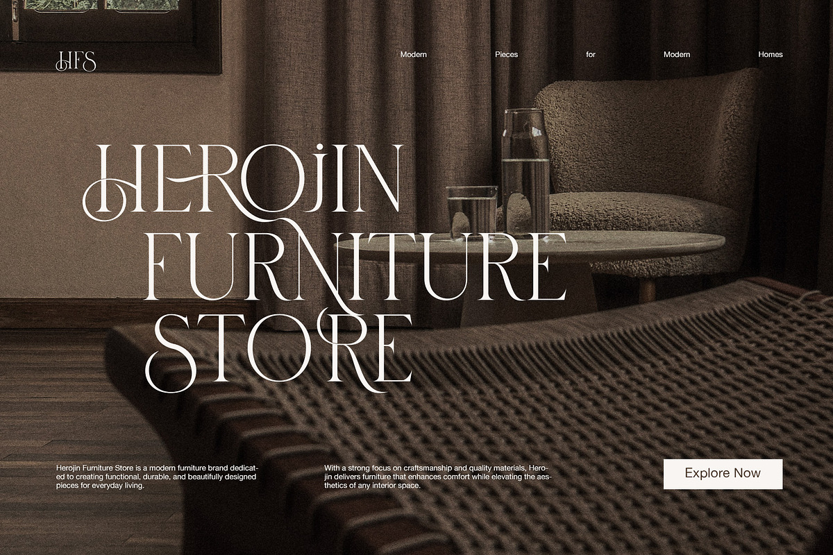 Biges Elegant Serif Font, a Serif Font by Graphicxell (Photo 3 of 8)