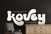 Kovey - Retro Display Font, a Font by Flawless And Co (Thumbnail 1 of 10)