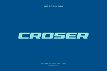 Croser - Modern Sport Typeface