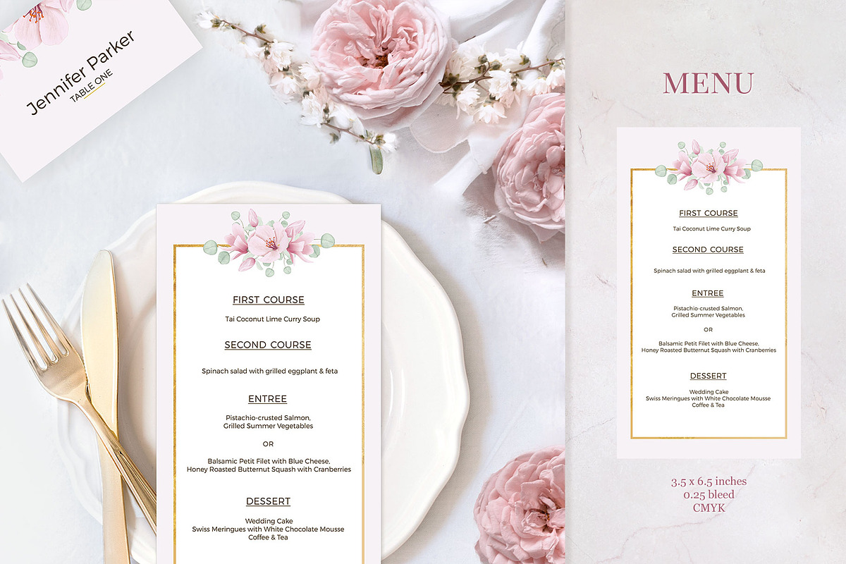 Magnolia & Eucalyptus Wedding Suite, an Invitation Template by Maggie Stilwell Design (Photo 4 of 7)