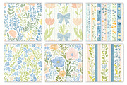 Spring Floral Seamless Patterns, an Illustration by Dream Creation (Thumbnail 2 of 5)