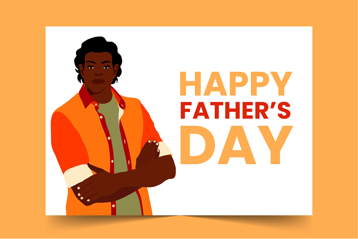 Happy Fathers Day Card, a Card Template by nataliemukundu (Photo 1 of 2)