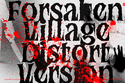 UT Forsaken Village - A Scary Font, a Serif Font by Universitype (Thumbnail 10 of 12)
