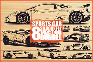 Fast Car Bundle, an Illustration by balal