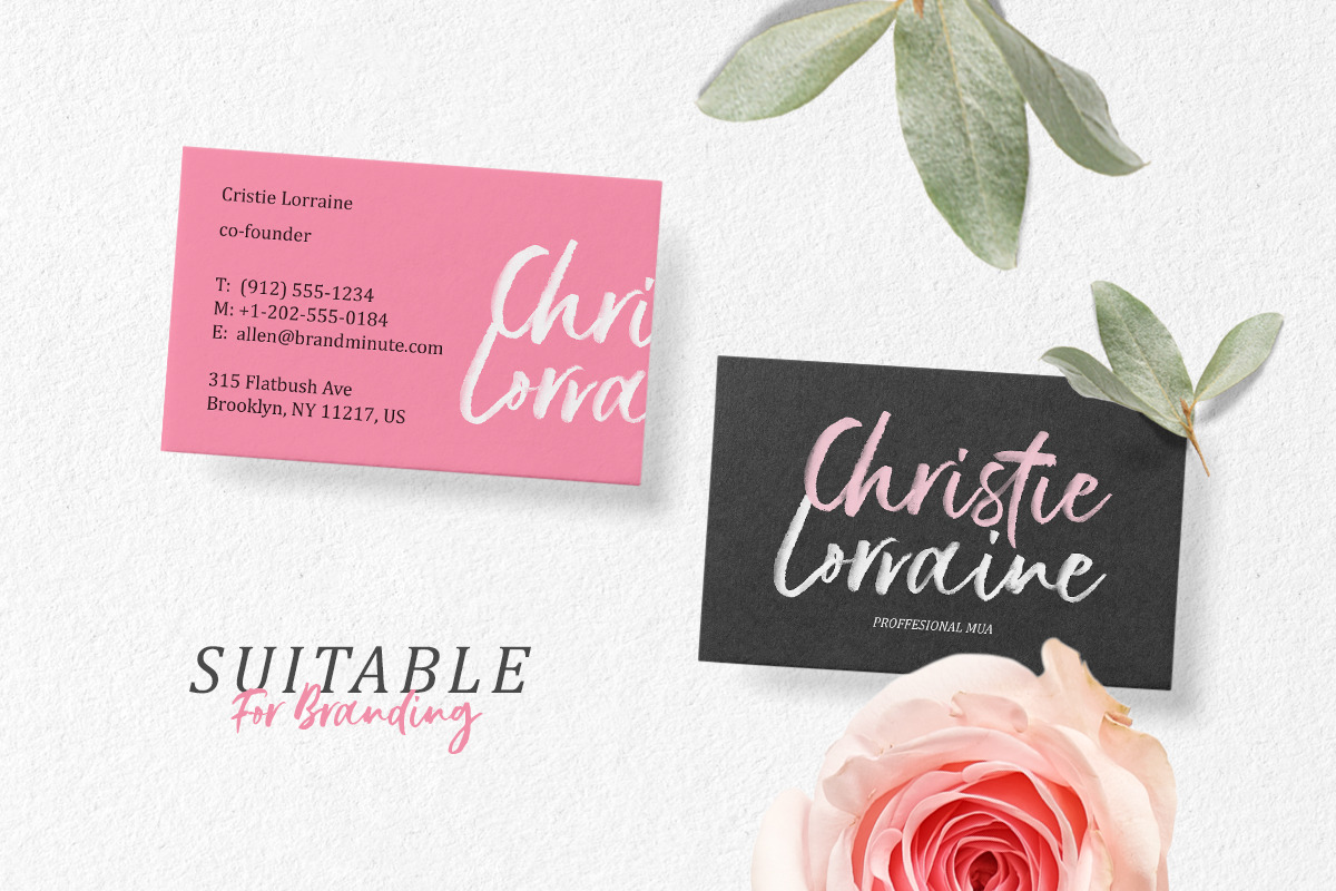 Gustolle SVG Font preview 6