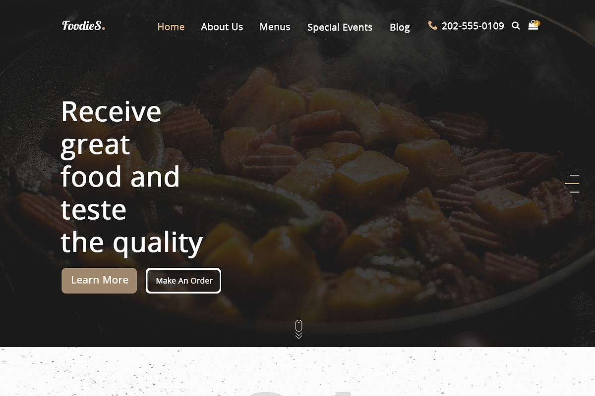 Foodies-Food&Restaurant PSD Template, a Websites & App Template by temRam (Photo 3 of 33)