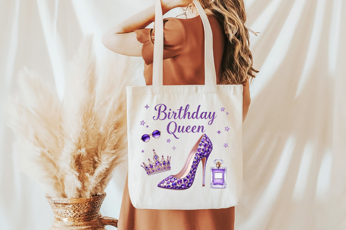 Glitter Birthday Queen Png Birthday, an Illustration by Libby Wishes (Photo 5 of 5)