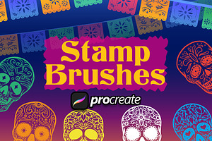 Muertos Brush Stamp