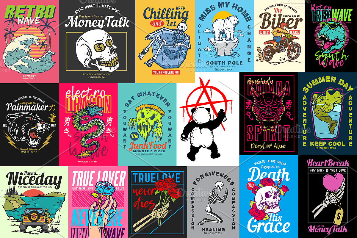 100 Street Style T-Shirt Designs, an Illustration by TSV Art Collective (Photo 7 of 21)