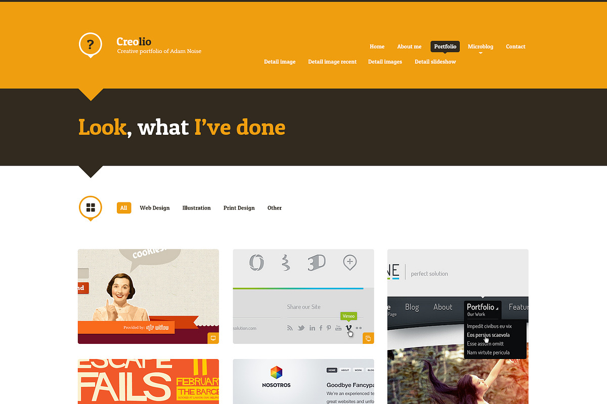 Creolio - Unique Portfolio WP Theme, a WordPress Template by IshYoBoy (Photo 12 of 12)