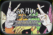 Retro Halloween Horror Collage Pack, an Object Graphic by Retro Black Studio (Thumbnail 12 of 19)
