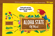 Hawaiian and Tiki Graphics Bundle, an Illustration by Wingsart Studio (Thumbnail 3 of 10)