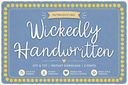 Wickedly Handwritten – Script Font, a Handwritten Font by Wicked Creative (Thumbnail 2 of 3)