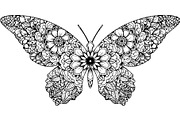 Butterfly Silhouette Bundle, a Decorative Illustration by Designer_Momina (Thumbnail 17 of 20)