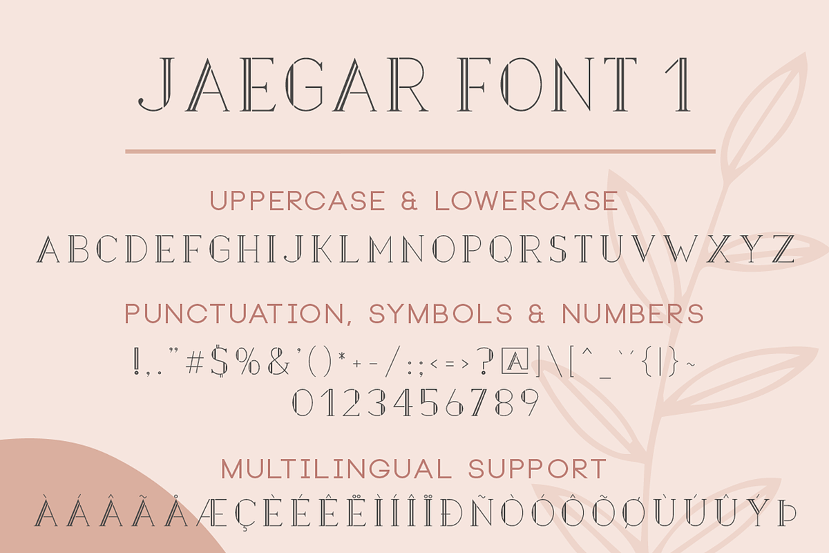 Jaegar Font Combo, a Sans Serif Font by GlitzyGrapix (Photo 9 of 10)