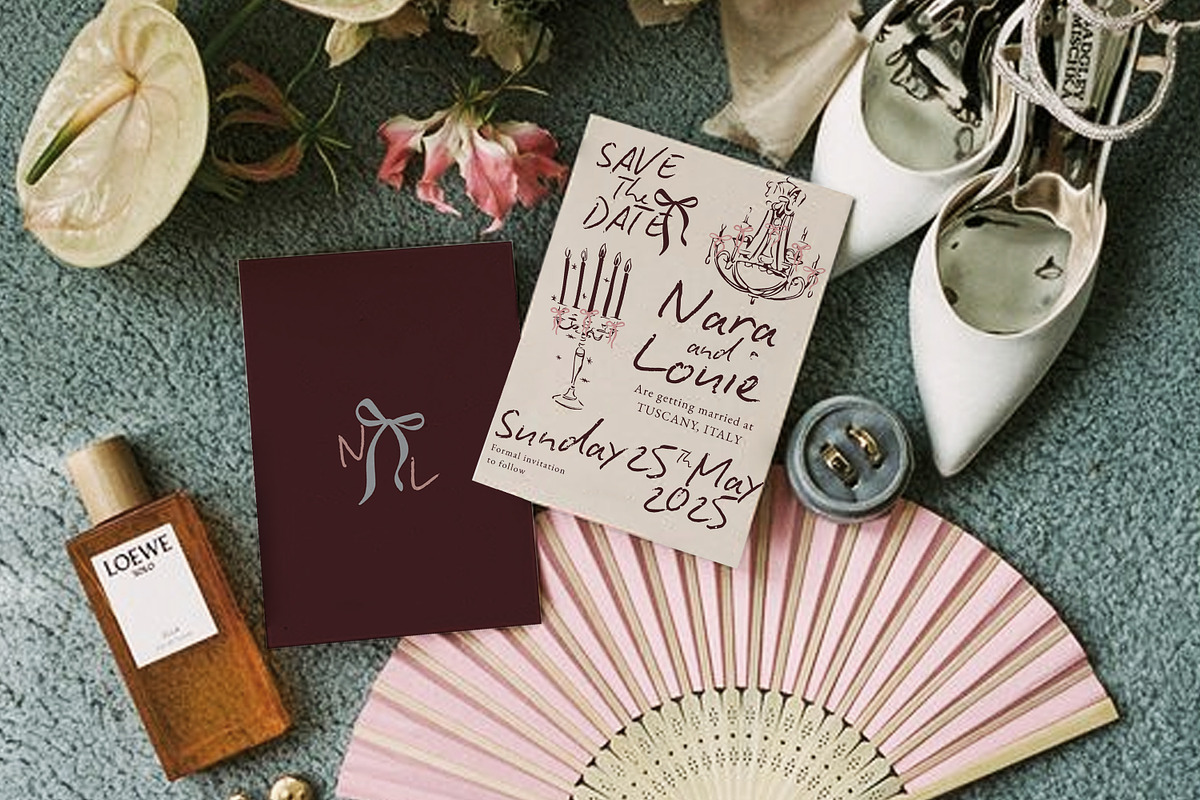 SAVE THE DATE Hand drawn Italian, an Invitation Template by Ivyandpalette (Photo 12 of 18)