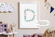 Pastel Floral Alphabet letters, a Decorative Illustration by tatiletters (Thumbnail 2 of 9)