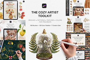 Cozy Procreate Brushes Bundle