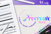 Procreate Bundle Pack Texture, a Brush Add-On by InkCloudDesign (Thumbnail 1 of 21)