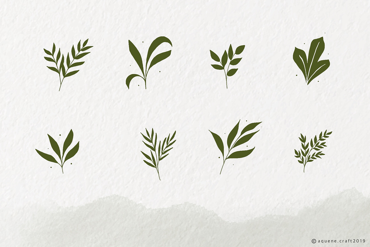 Line Drawing - Leaves, an Object Illustration by aquene (Photo 3 of 9)