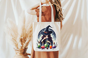 Vintage Halloween Witch Clipart, an Illustration by Pixels.Craft (Thumbnail 6 of 7)