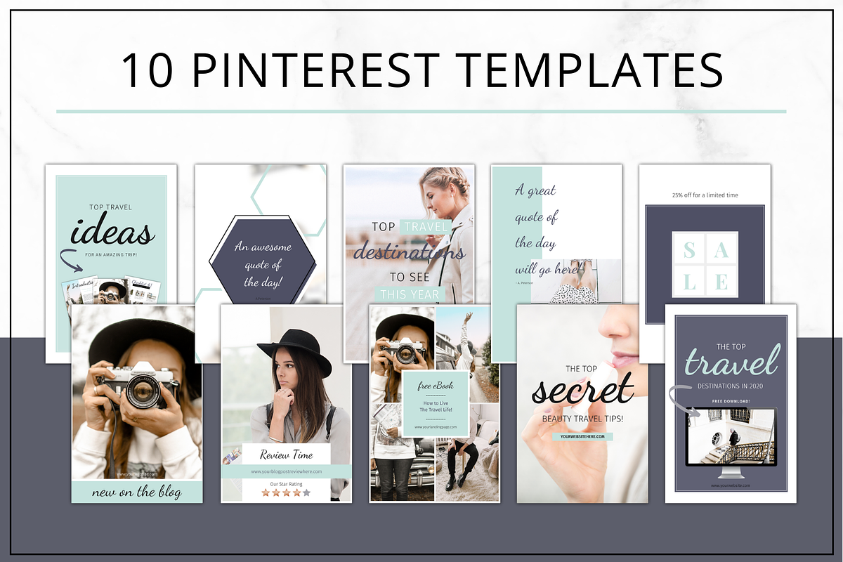Social Media & Pinterest | Canva, a Social Media Template by Lady Boss Studio (Photo 5 of 7)