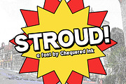 Stroud!, a Sans Serif Font by Chequered Ink (Thumbnail 1 of 2)