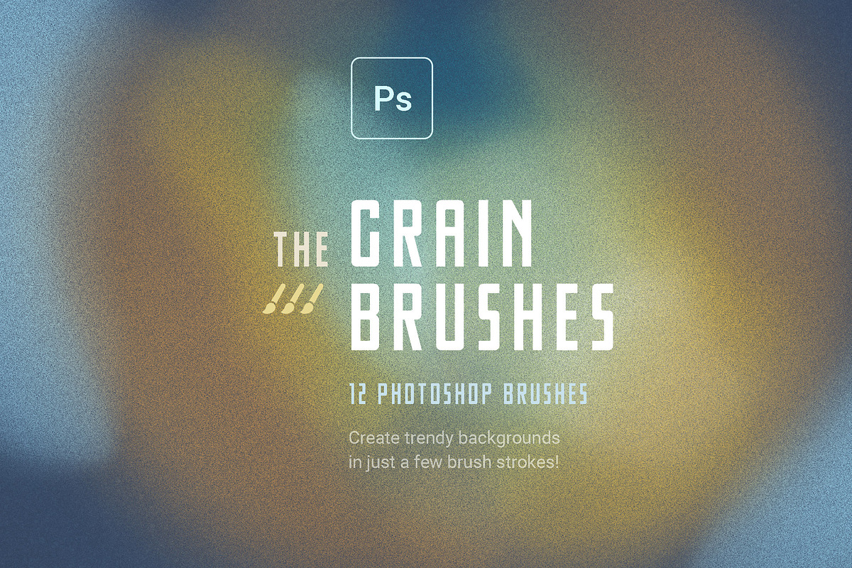 Grain Background Photoshop Brushes, a Brush Add-On by Andrew Skoch Design (Photo 7 of 7)