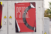 34 poster mockup bundle, an Advertising Mockup by FoundImages (Thumbnail 15 of 34)