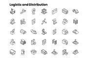 2000+ Isometric Icons Set, an Outline Icon by Brickclay (Thumbnail 30 of 37)